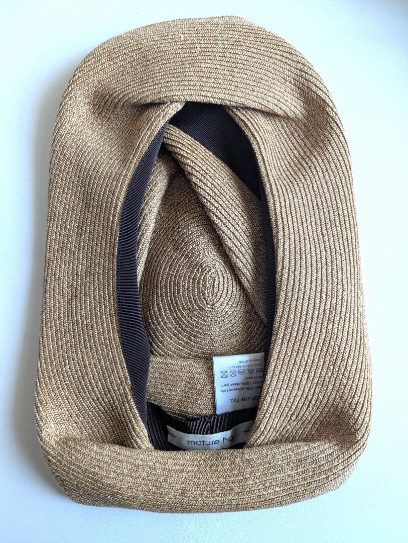 mature ha. マチュアーハ BOXED HAT brim 11cm