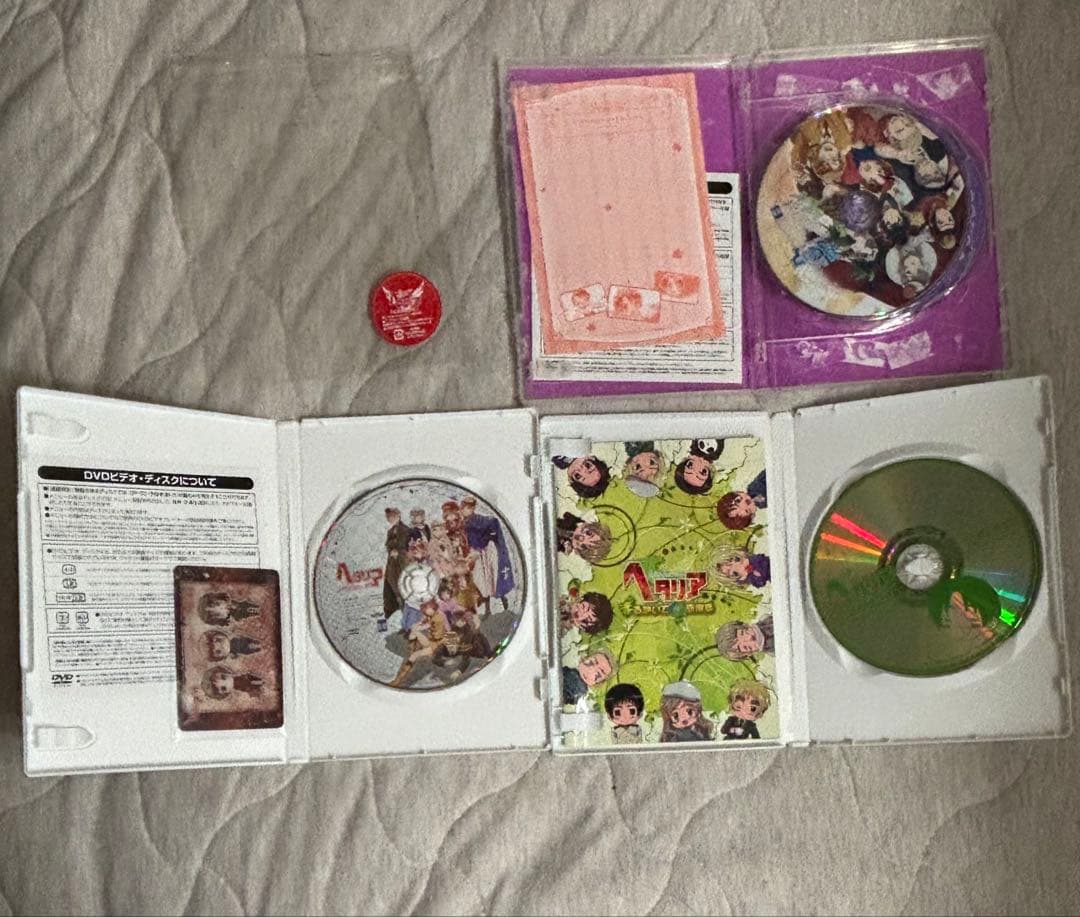 ヘタリア DVD アニメイト限定版 セット まとめ 特典 えくすとらでぃすく