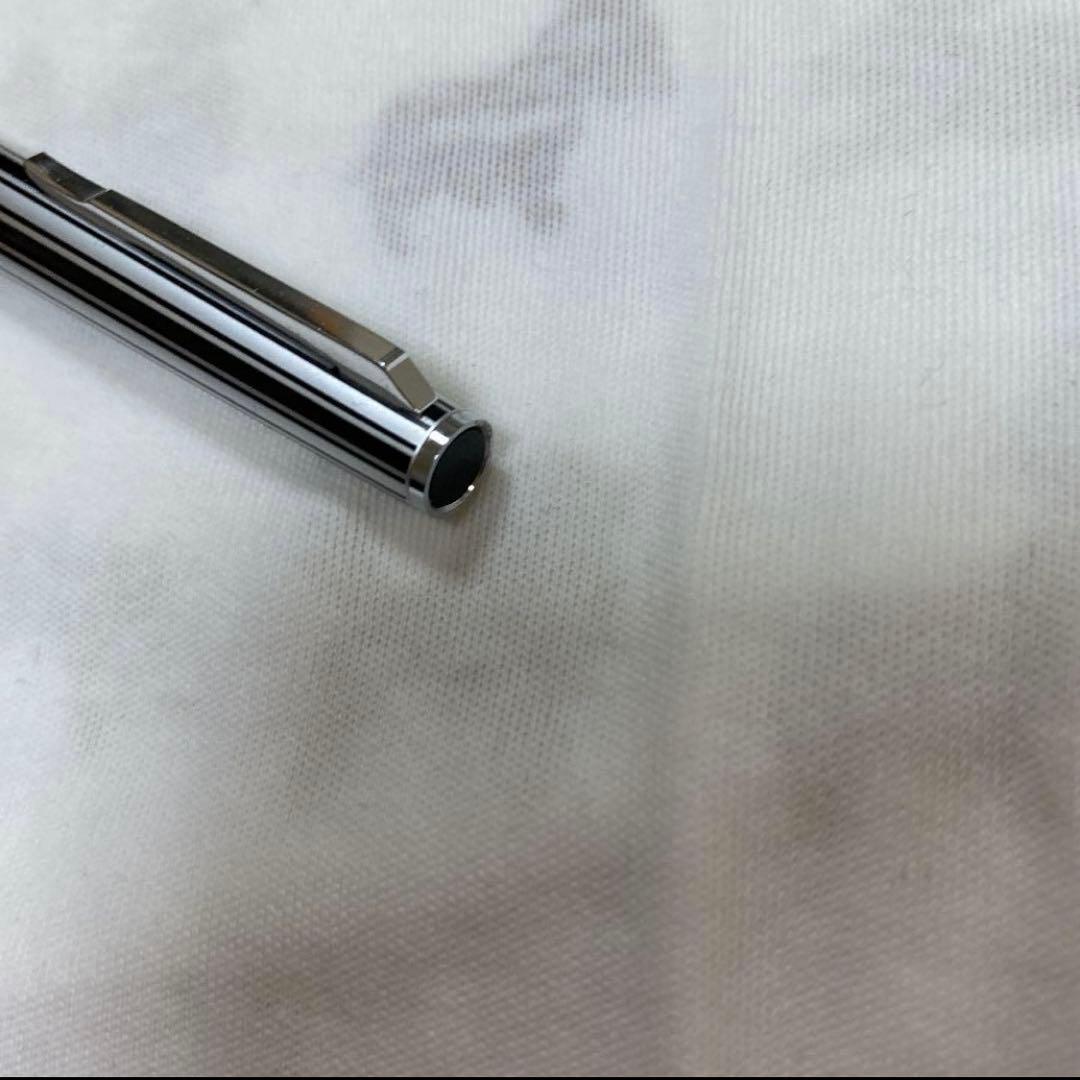 新品 昭和レトロ　プラチナ万年筆 RIVIERE 18KWG 細字 ストライプ