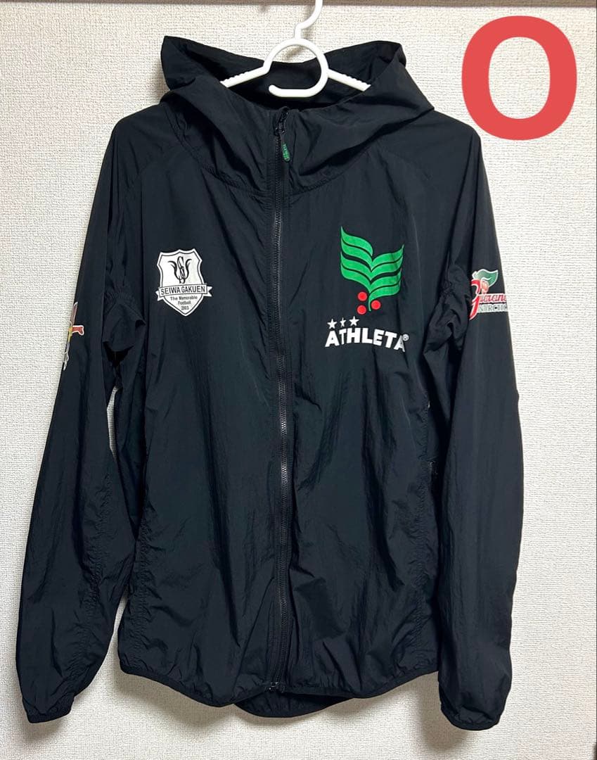 聖和学園 ATHLETA フード付きウィンドブレーカー ピステ　アスレタOサイズ