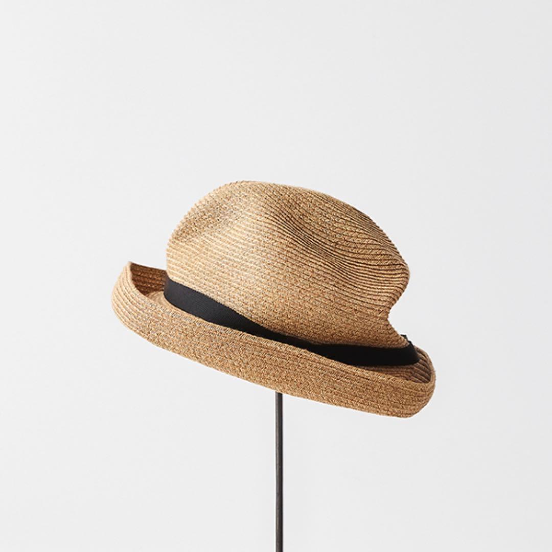 【未使用近】定価19,250円 BOXED HAT 7cm brimgrosgr