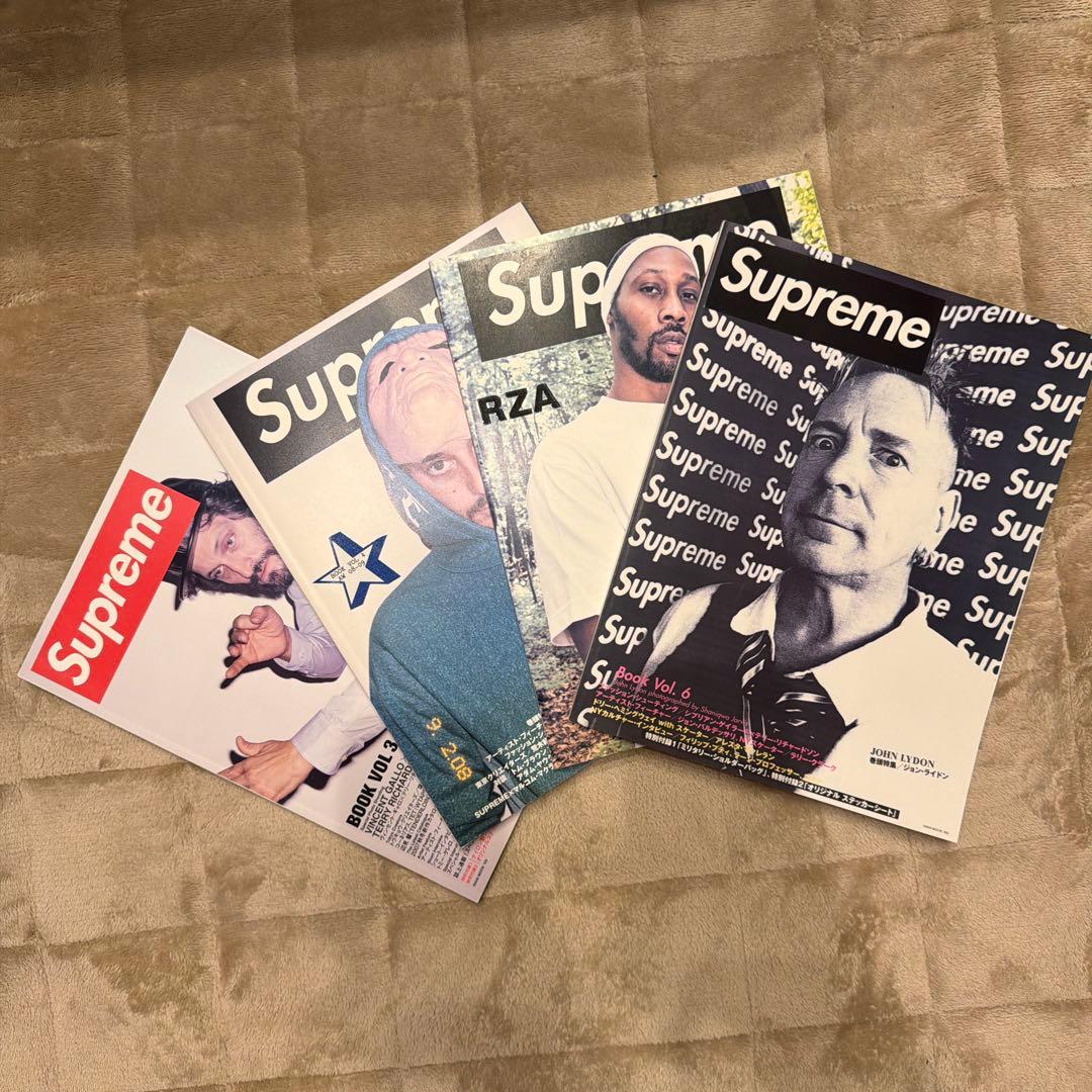 SUPREME ムック本4冊セット ステッカー付き