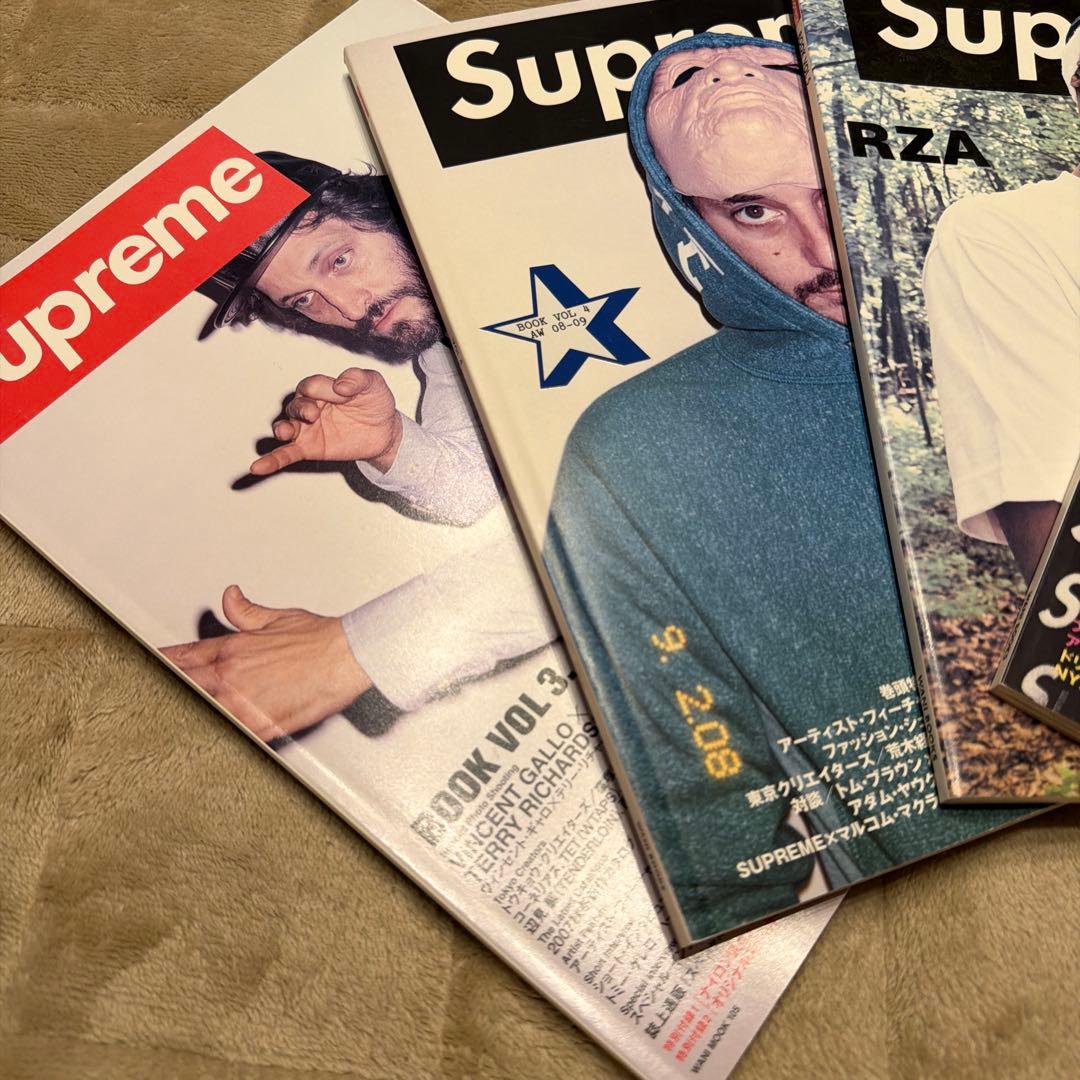 SUPREME ムック本4冊セット ステッカー付き