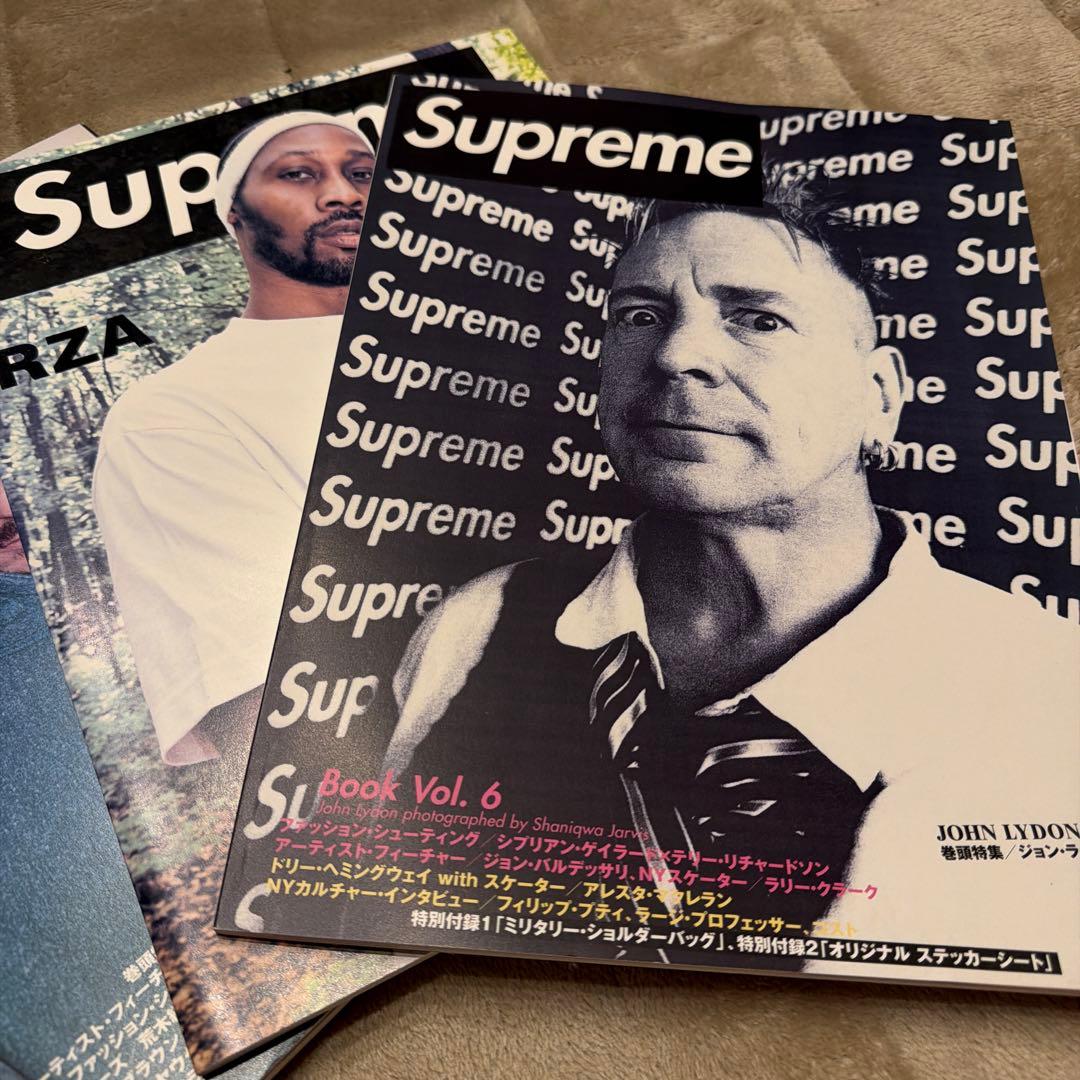 SUPREME ムック本4冊セット ステッカー付き