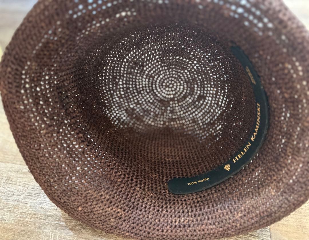 【極美品】HELEN KAMINSKI ストローハット 麦わら帽子