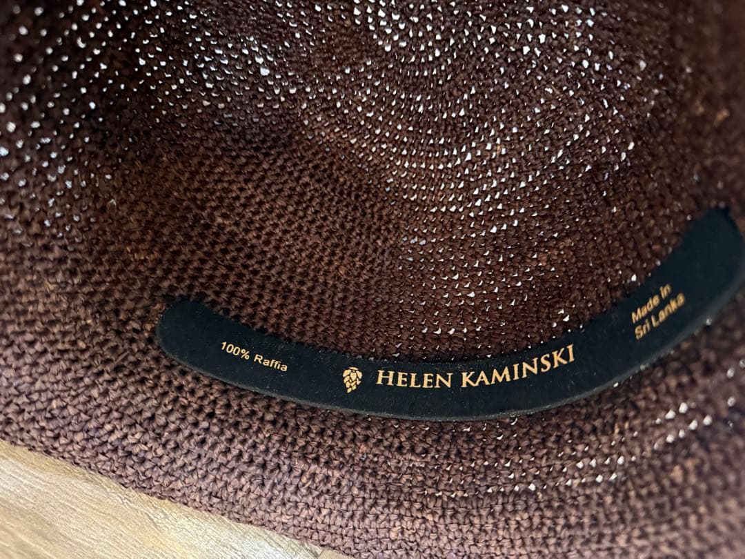【極美品】HELEN KAMINSKI ストローハット 麦わら帽子