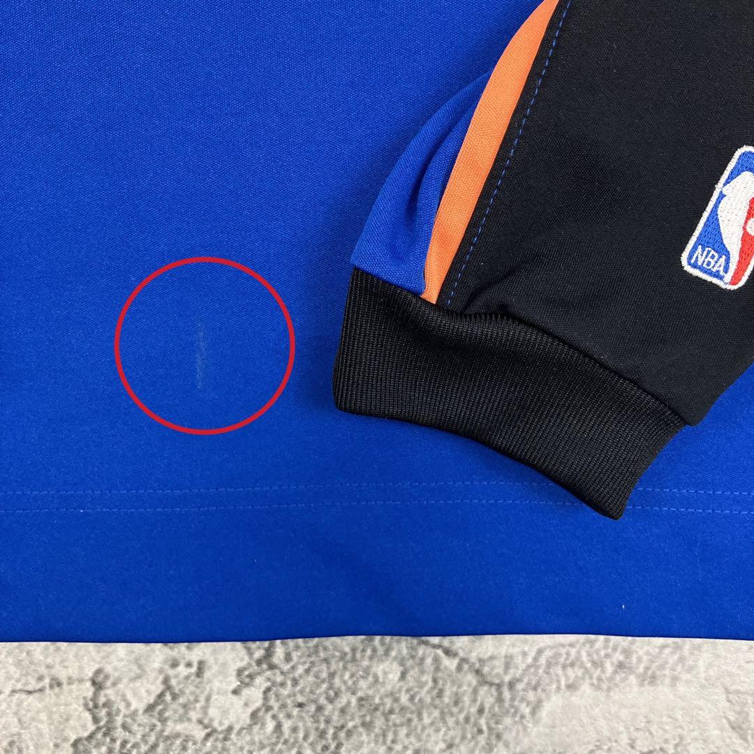 NBA ニューヨーク・ニックス 長袖シューティングシャツ 韓国製 古着 刺繍 L