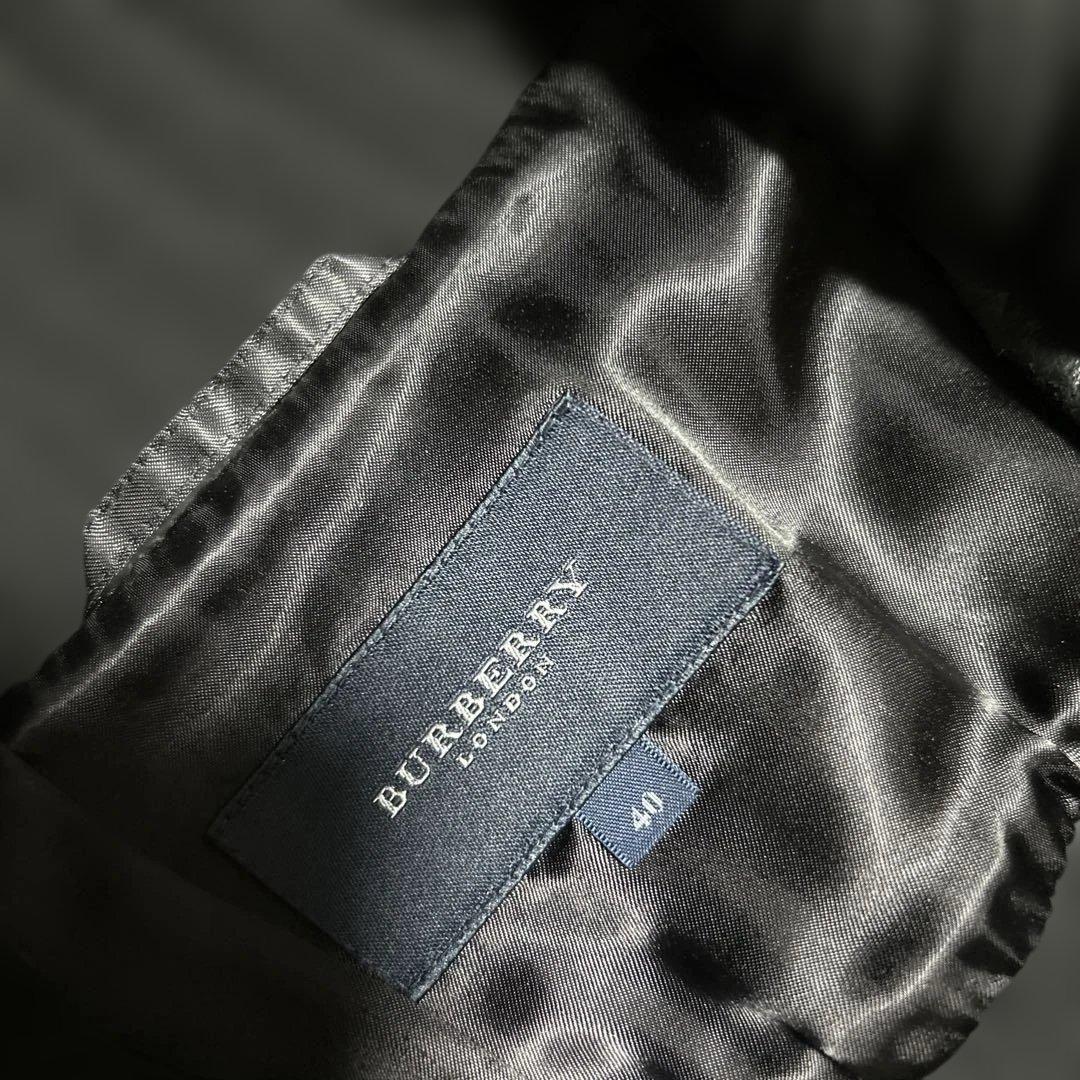 Burberry lether×knit トップス