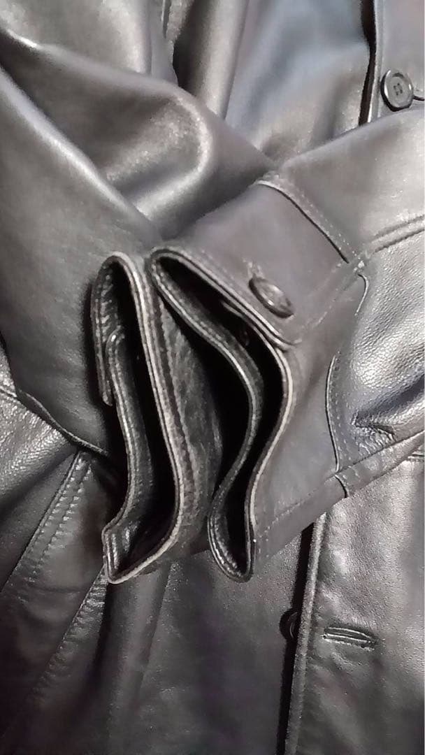 Wind Armor 羊革　ブラックレザージャケット Lサイズ
