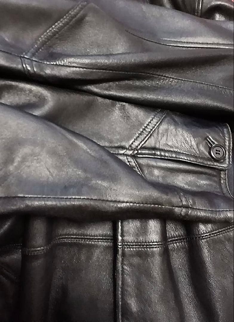 Wind Armor 羊革　ブラックレザージャケット Lサイズ