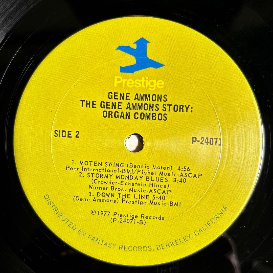 洋楽 Gene Ammons Organ Combos US