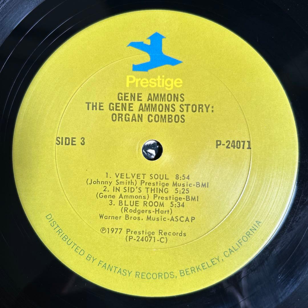 洋楽 Gene Ammons Organ Combos US