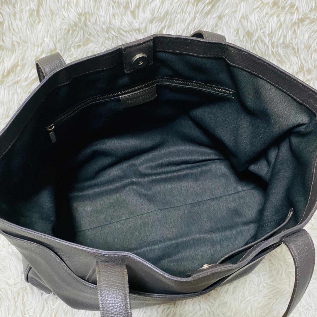 PELLE MORBIDA レザー トートバッグ 本革 ビジネスバッグ グレー