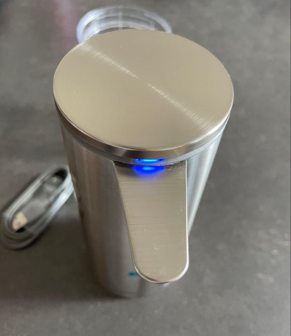 simplehuman ソープディスペンサー つや消しシルバー