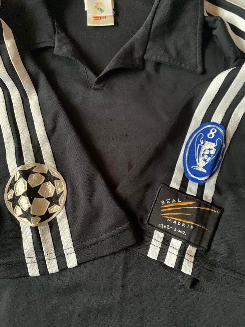 Y2K レアルマドリー 100周年記念 CLモデル adidas サッカーシャツ