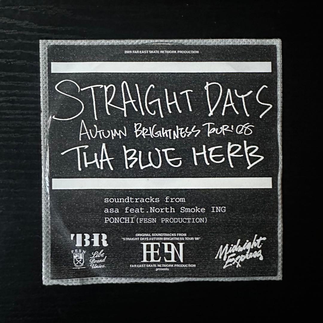 レア 3枚組 ＋おまけ THA BLUE HERB STRAIGHT DAYS