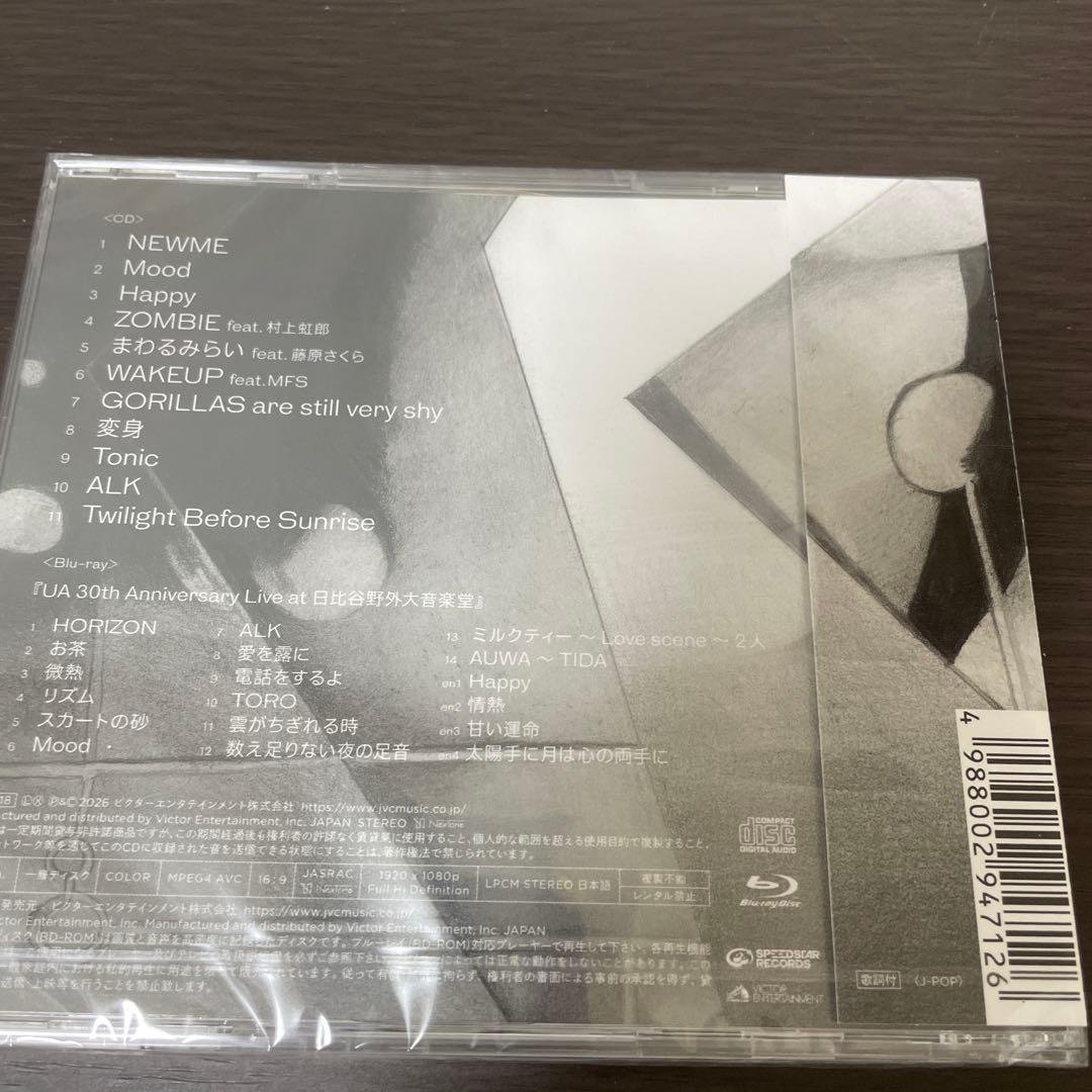 UAアルバムNEWME初回限定盤CD＋BluRay未開封