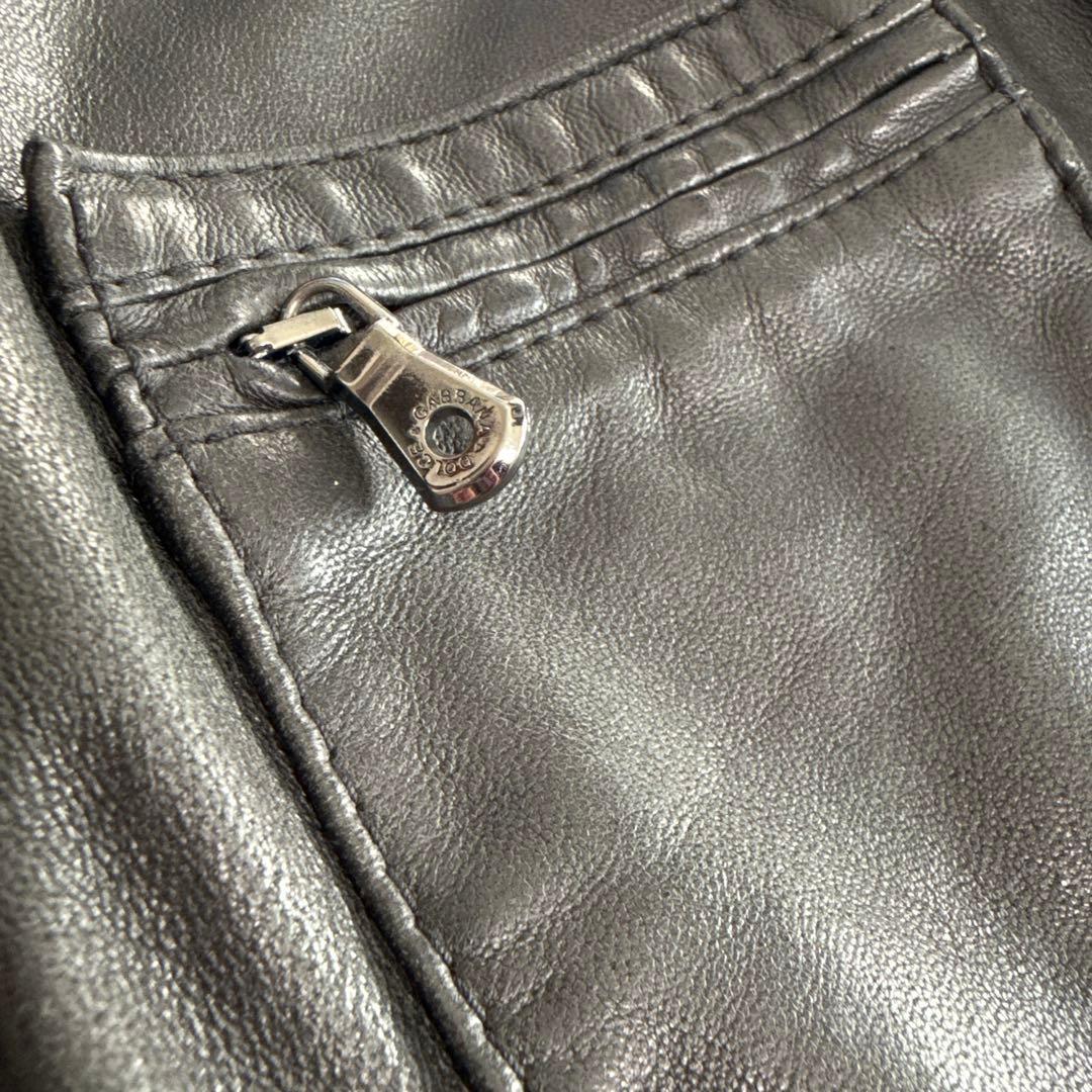 Reify　DOLCE&GABBANA ブラックレザージャケット