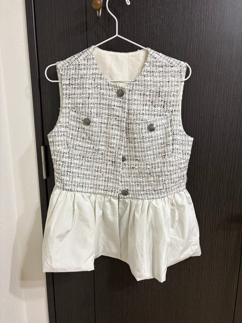 GRACE CONTINENTAL ツイードコンビジレ