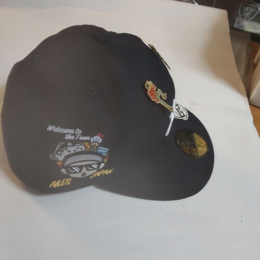 崎山翼、ヤンキース、New Era 59FIFTY キャップ 7 1/2 黒