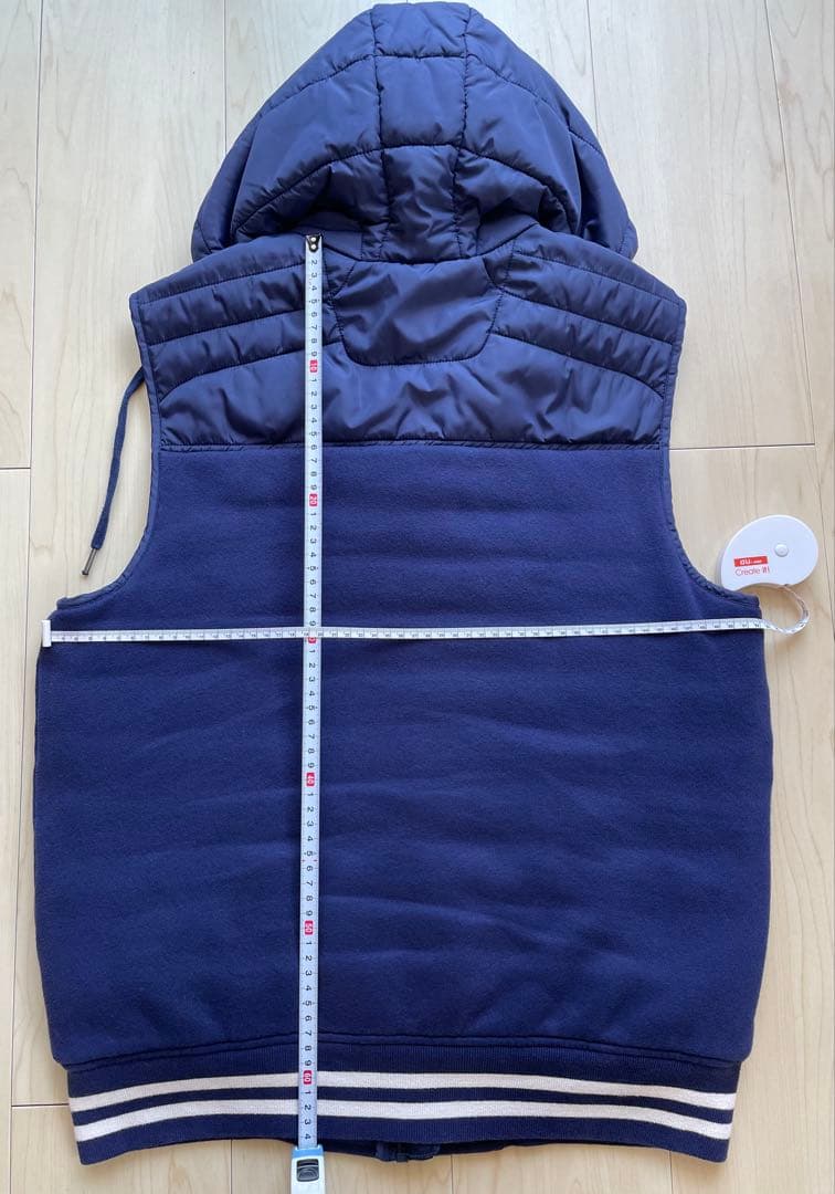 POLO RALPH LAUREN ポロラルフローレンフード付ベストM ネイビー