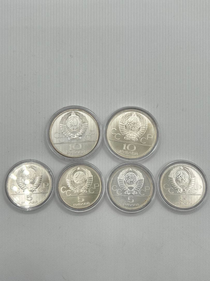 【1980年オリンピック公式記念銀貨セット】　メダル