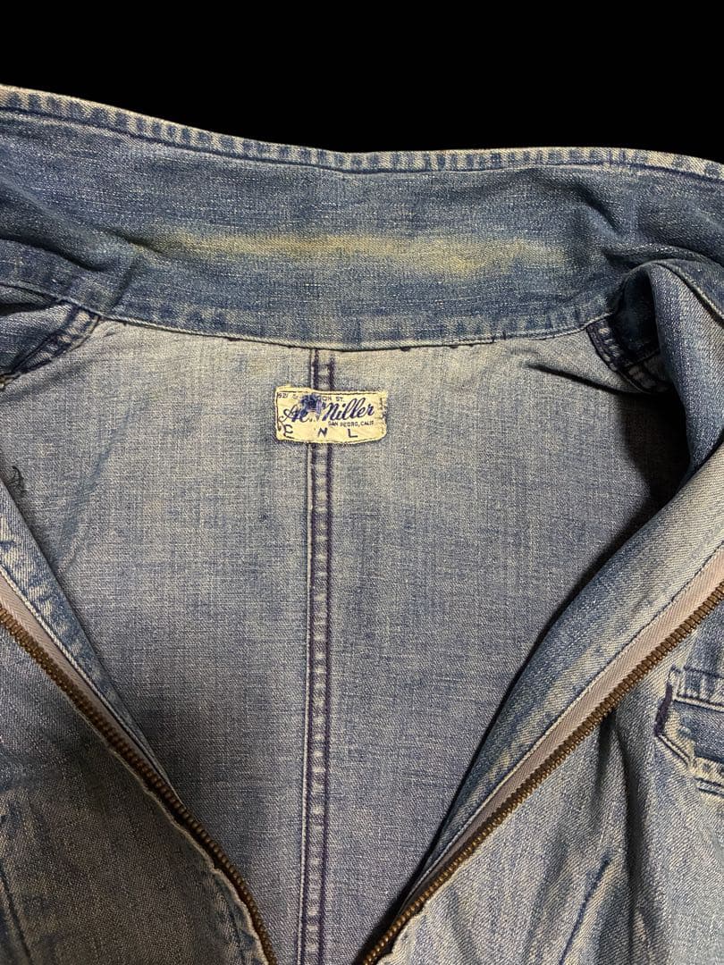 vintage 50s Al.Miller デニムジャケット