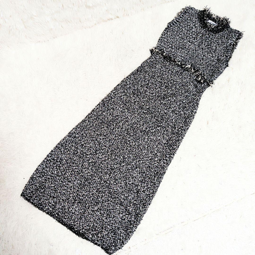 【極美品】24AW SNIDEL ツイードニットワンピース　ジャケット セット