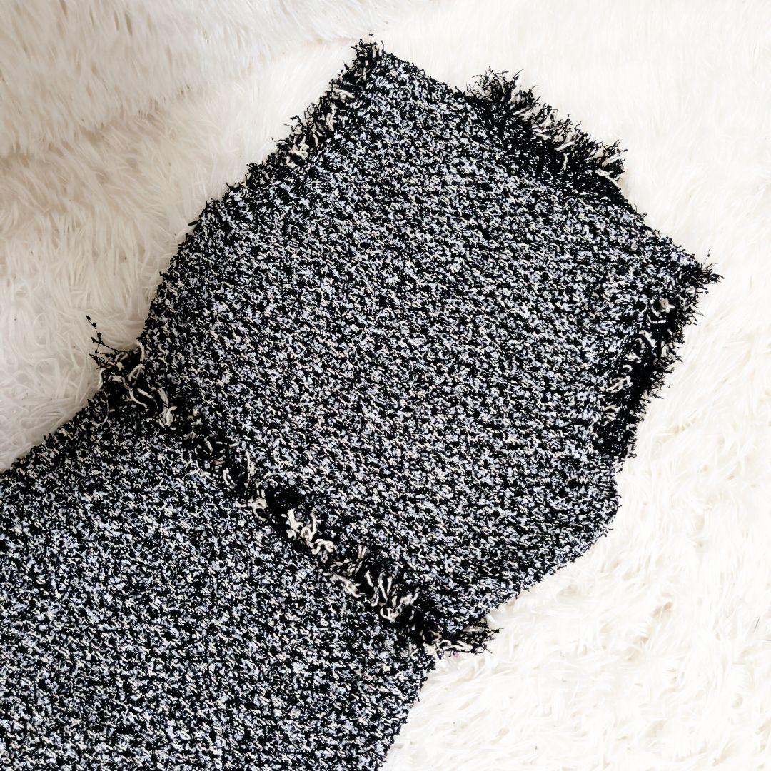 【極美品】24AW SNIDEL ツイードニットワンピース　ジャケット セット