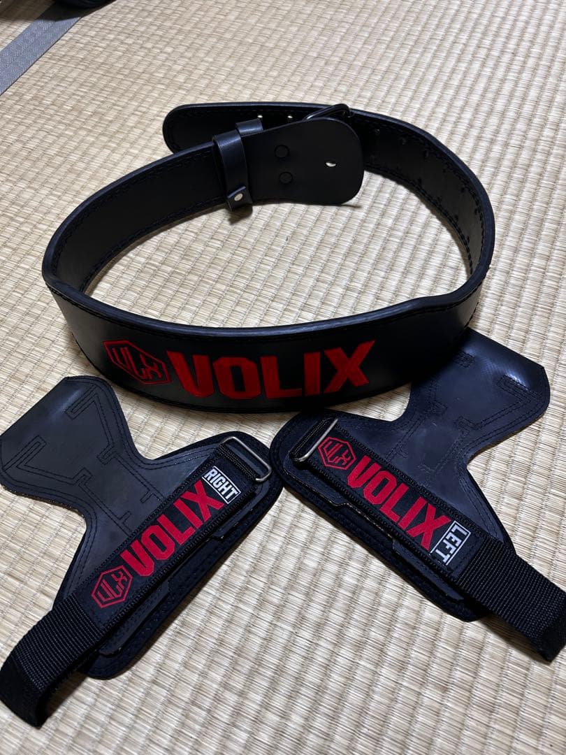 【超お得セット販売】VOLIX トレーニングベルト & パワーグリップ セット