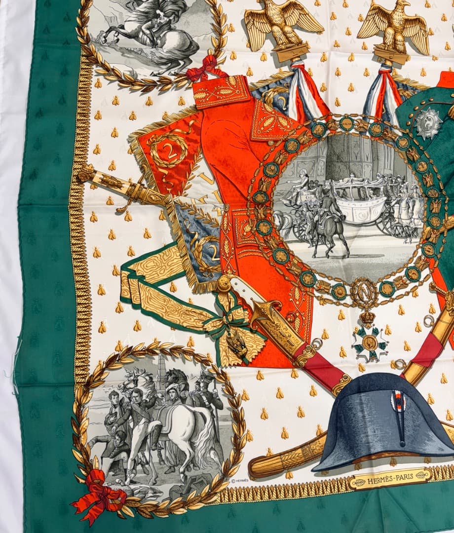 HERMES エルメス　カレ90 NAPOLEON ナポレオン