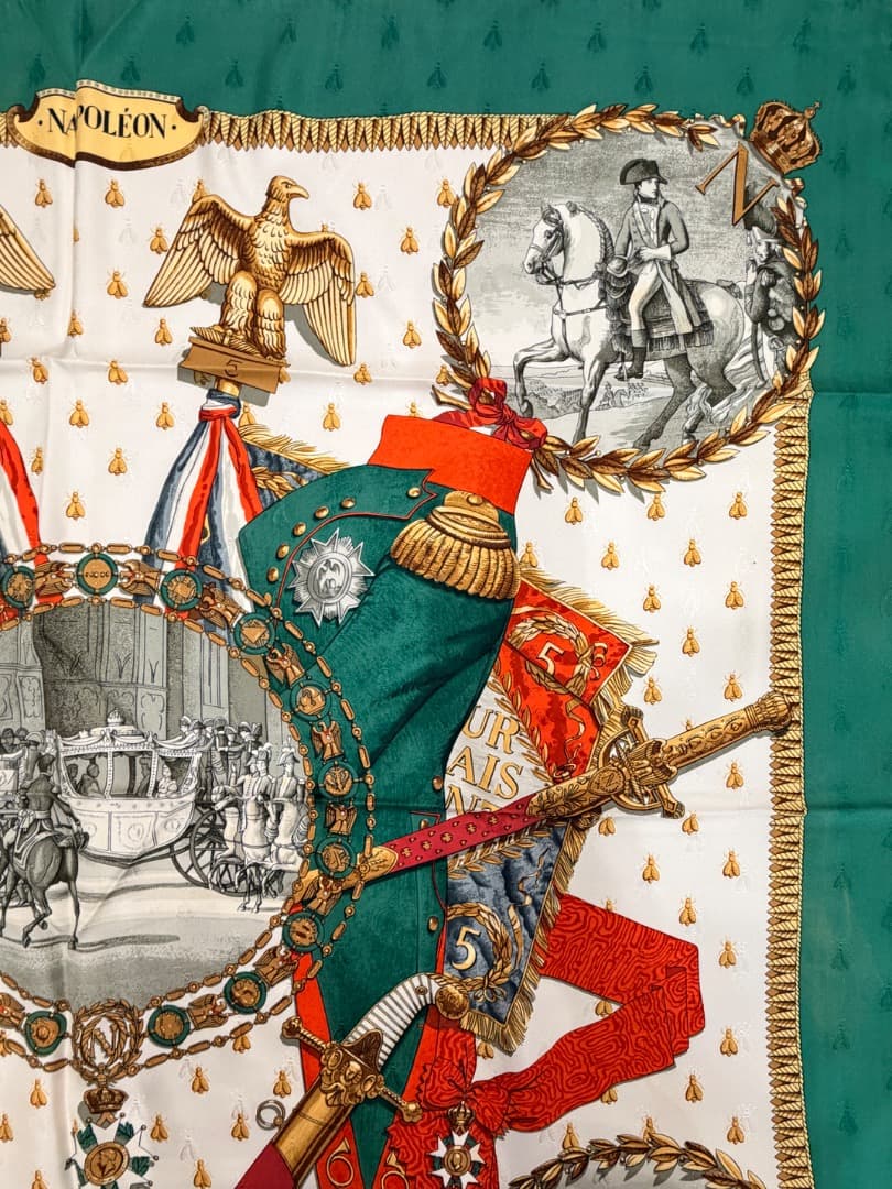 HERMES エルメス　カレ90 NAPOLEON ナポレオン