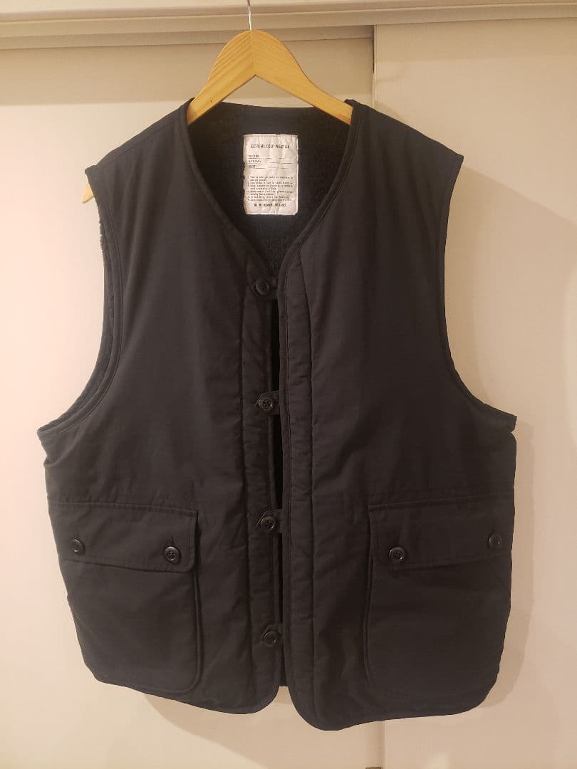 フリークスストア/リバーシブルボアベスト/size L