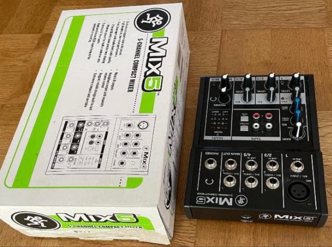 MACKIE MIX5 Analog Mixer5入力