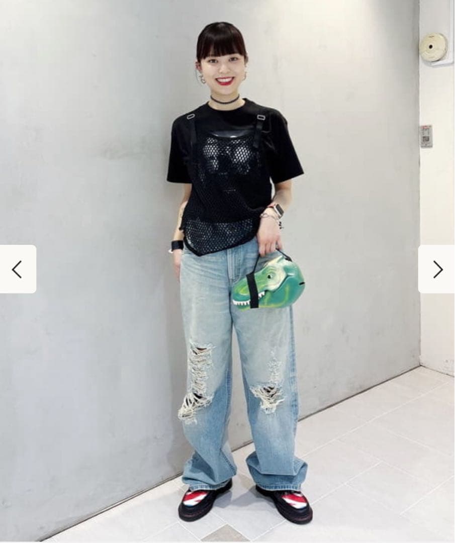 beams 別注　Lee / 101 クラッシュ デニムパンツ
