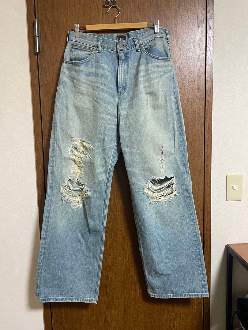 beams 別注　Lee / 101 クラッシュ デニムパンツ