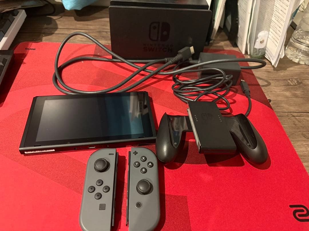 D*❤様 Nintendo Switch 本体 グレー ドック付き