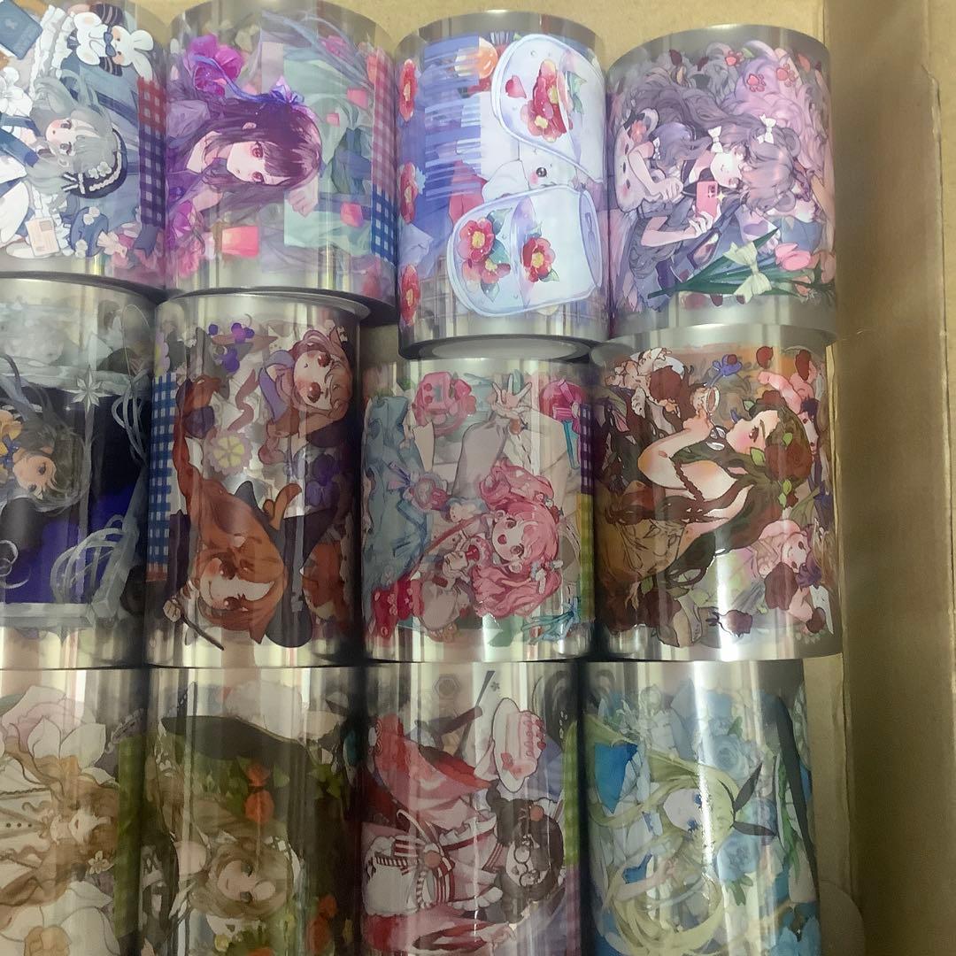 中古海外マステ　人物マステ　まとめ売り　PET ⑤