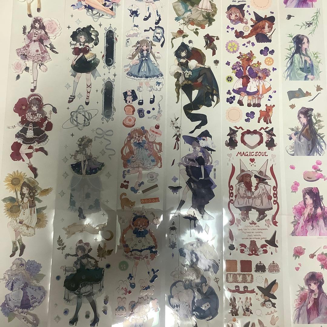 中古海外マステ　人物マステ　まとめ売り　PET ⑤