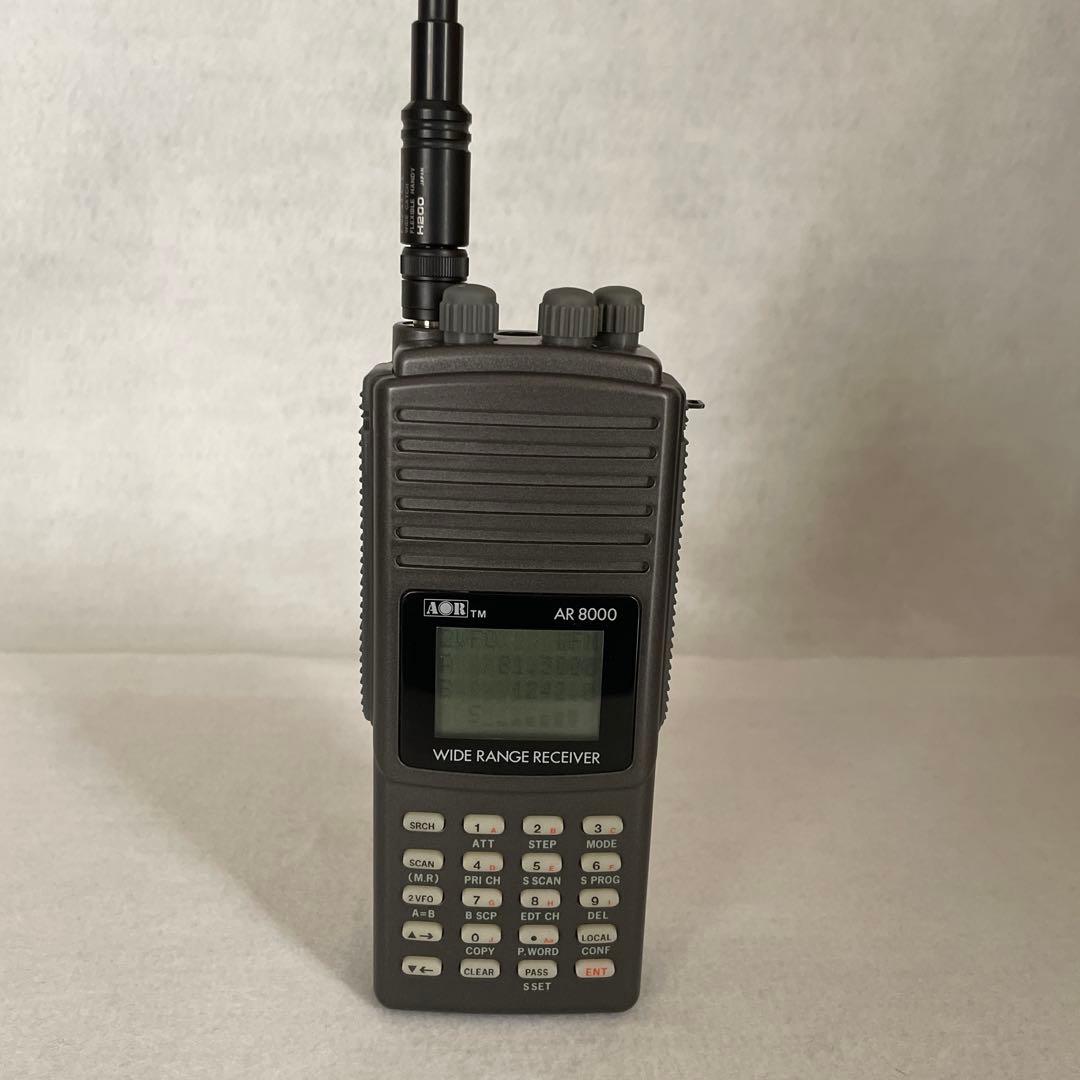 AOR AR 8000 DS8000秘話解読・H200ハンディアンテナ付き