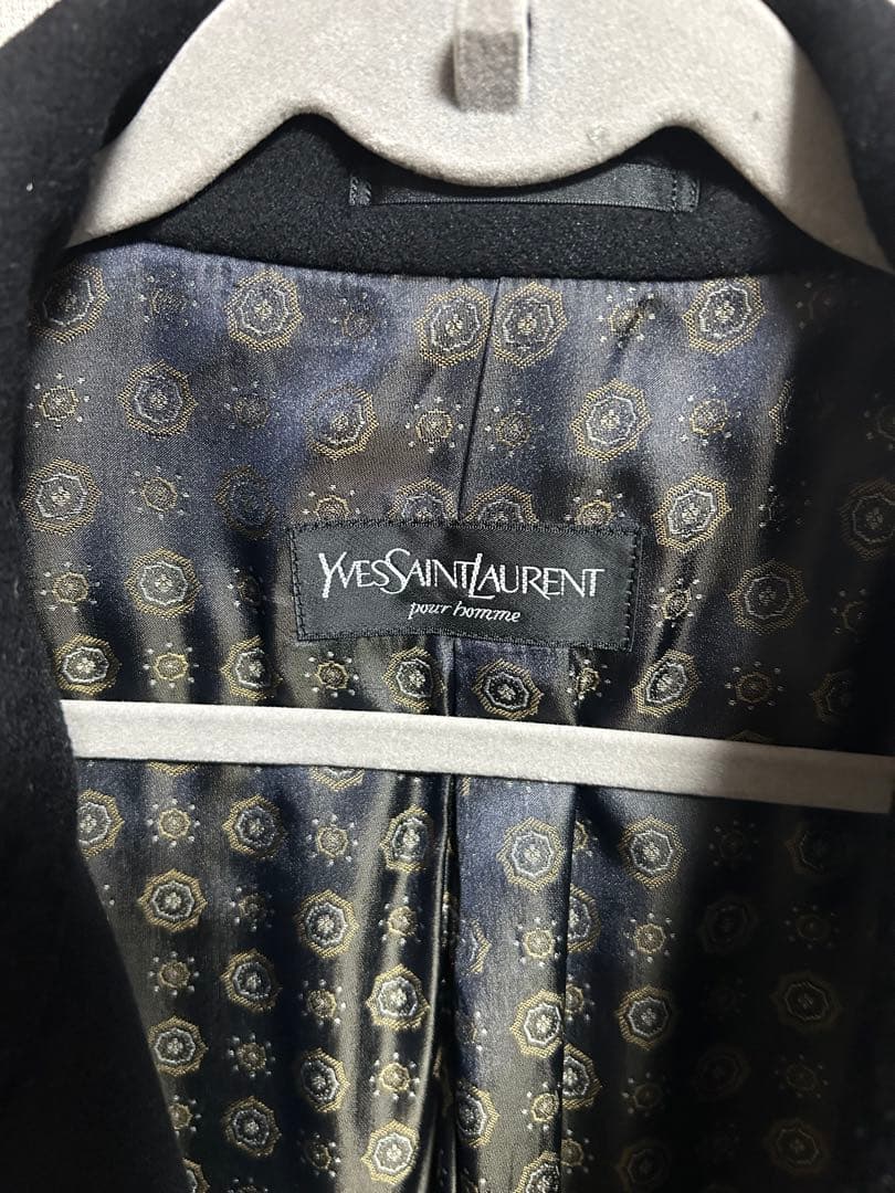 Yves Saint Laurent イブサンローラン ウールコート 黒