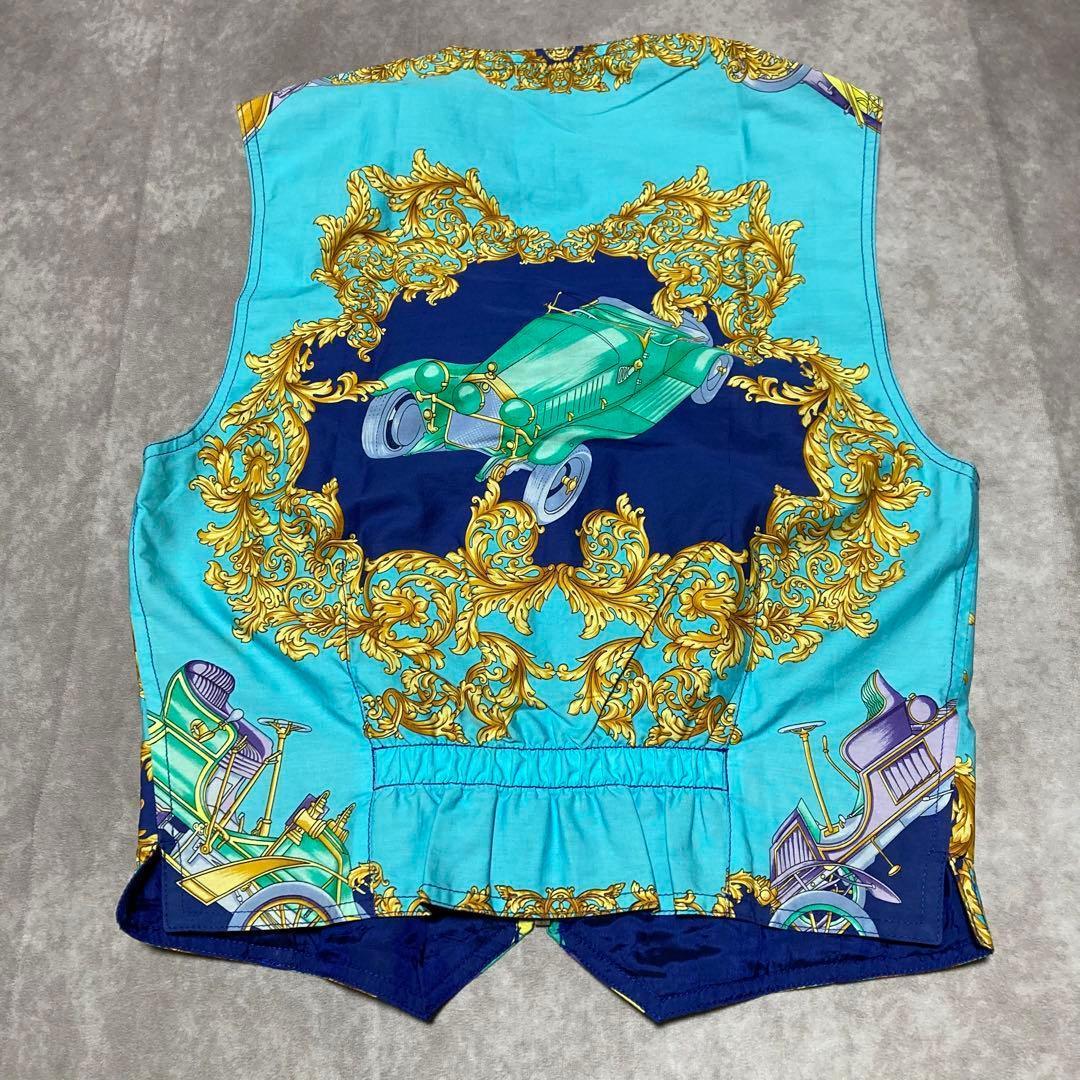 美品　ヴェルサーチ　VERSACE （46） ベスト　マルチカラー　カラフル