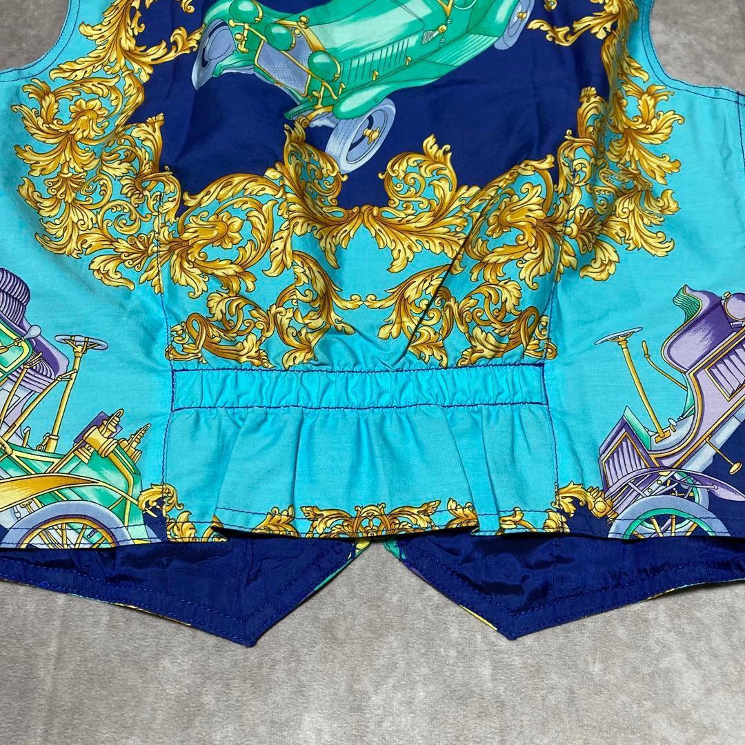 美品　ヴェルサーチ　VERSACE （46） ベスト　マルチカラー　カラフル