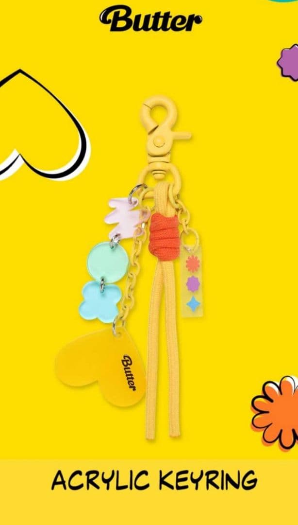 防弾少年団　BTS ACRYLIC KEYRING[BUTTER MD]