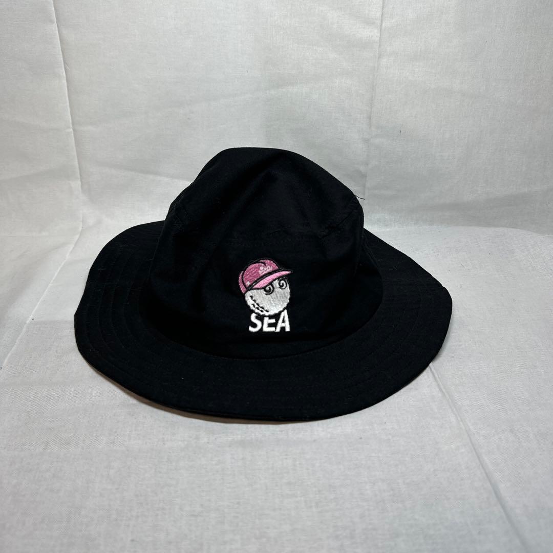 希少美品WINDANDSEA×MALBONGOLFバケットハットサイズフリー
