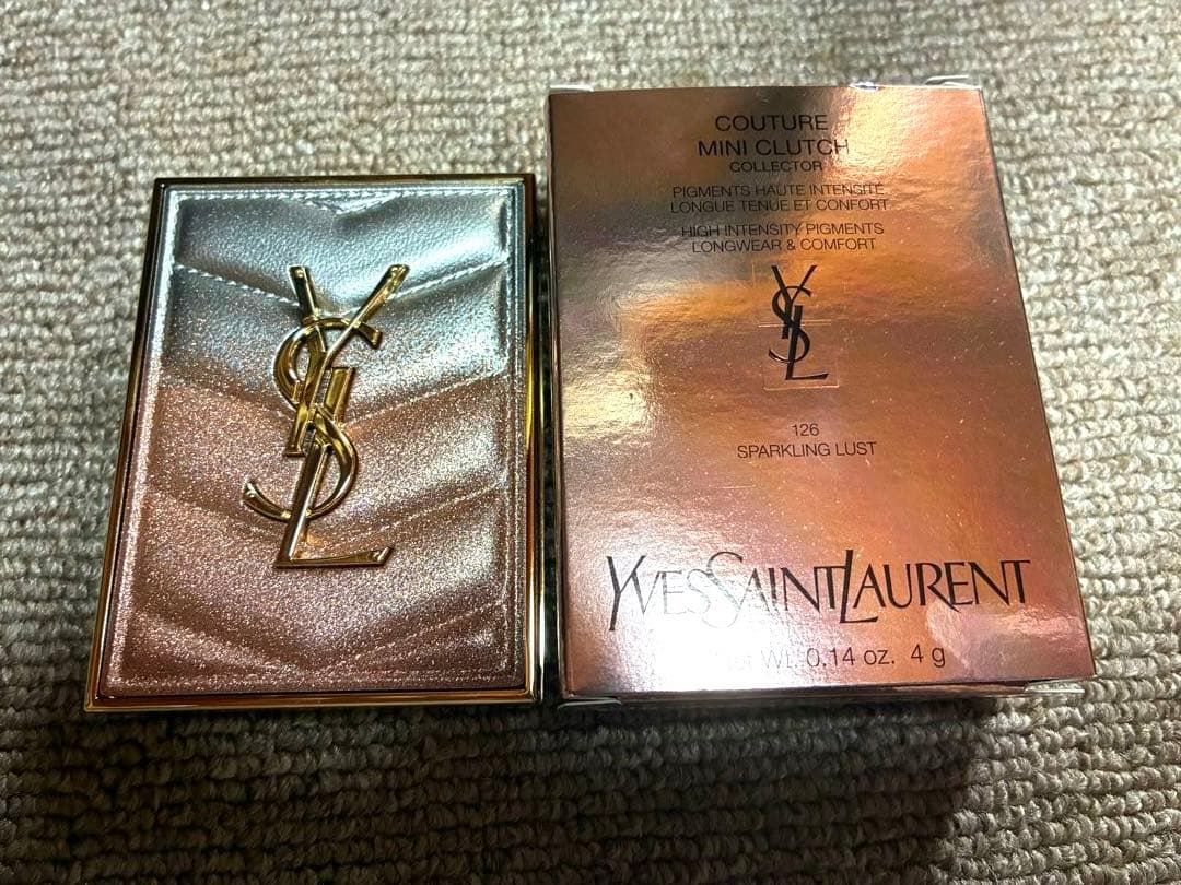 ysl クチュールミニクラッチ　126 スパークリングラスト