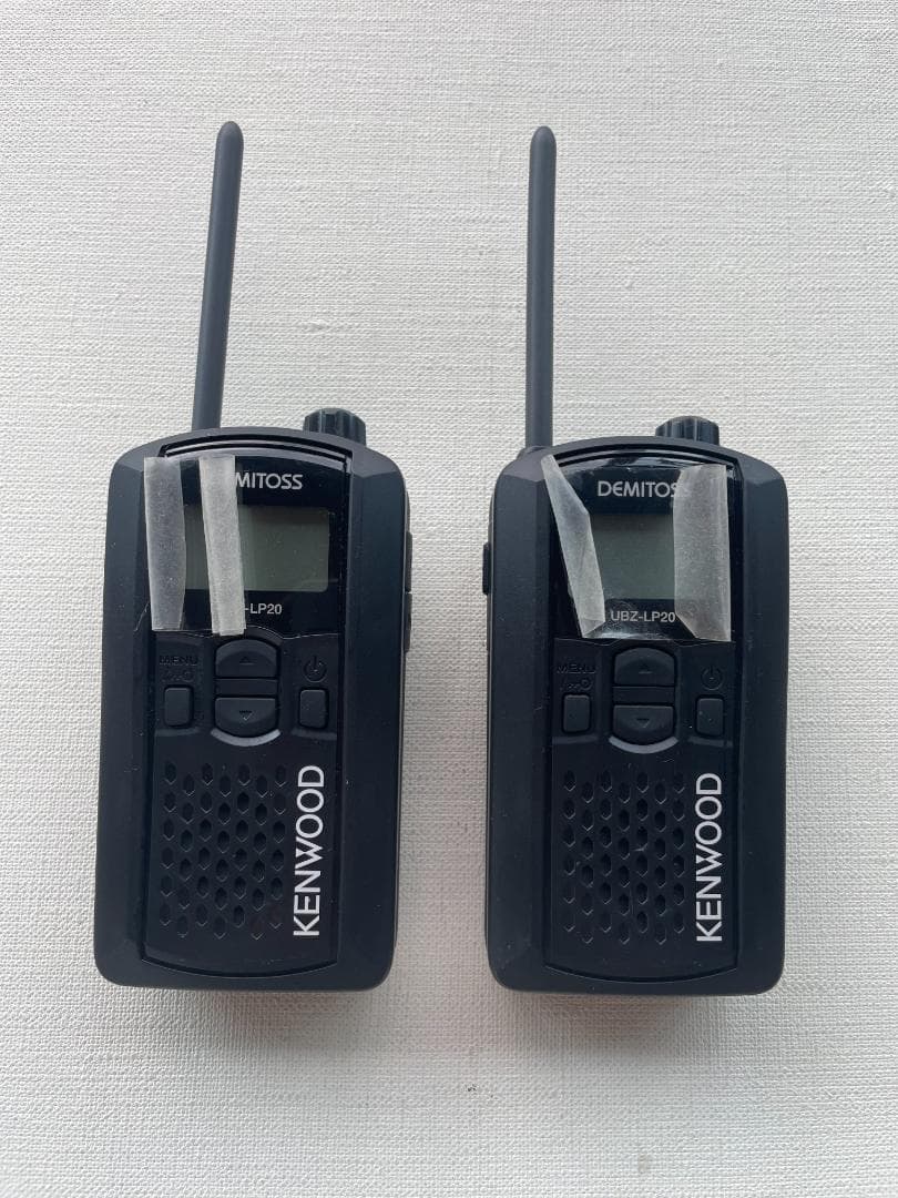 KENWOOD UBZ-LP20 トランシーバー 2台セット　現状品　▼