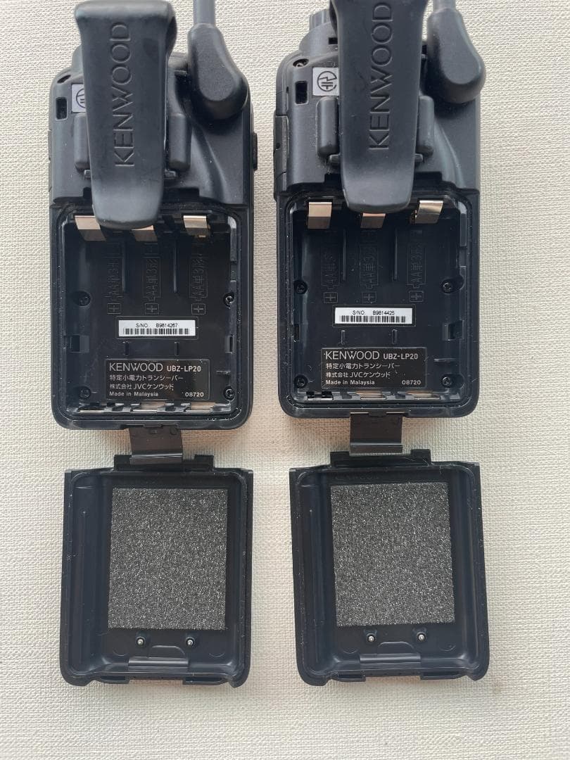 KENWOOD UBZ-LP20 トランシーバー 2台セット　現状品　▼