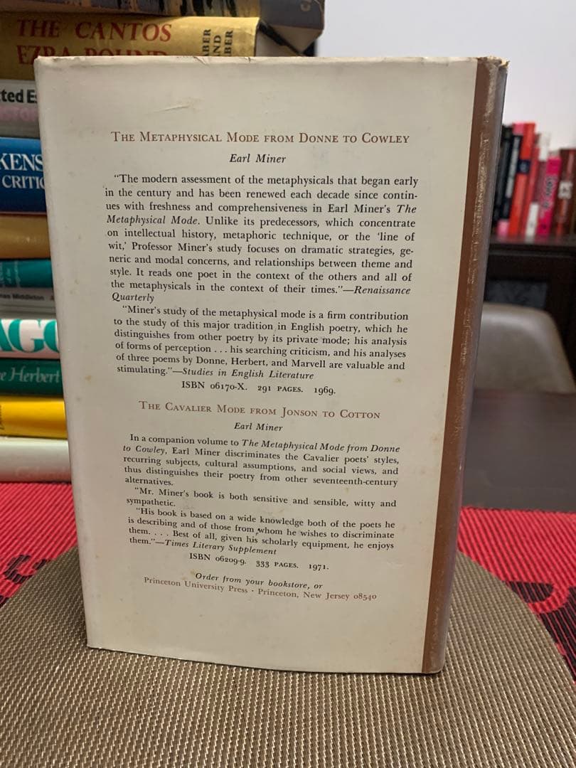 洋書 Literary Uses of Typology by Earl Miner