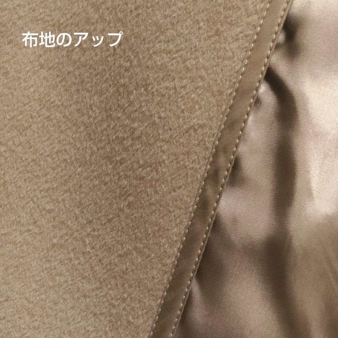 カシミヤ ウール100%／レナウン フード付き マント 着物 コート ケープ